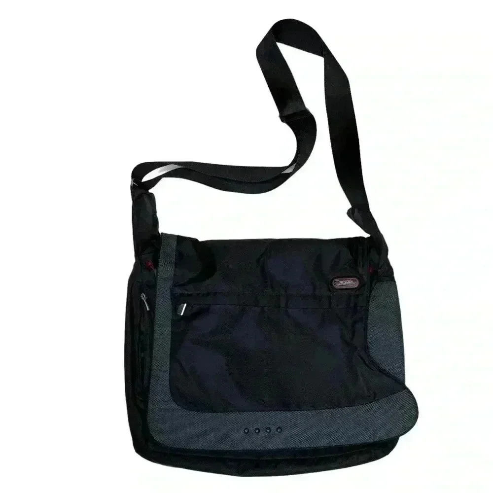 Tumi Tech bag 5112D padded laptop expandable bag unisex travel by messenger bag